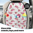 thumbnail image 3 of Uemuo Watermelon Printed Car Back Seat Protector,2 Pcs Backseat Car Organizer, Kick Mats Back Seat Protector , Back Seat Organizer for Kids, 3 of 8
