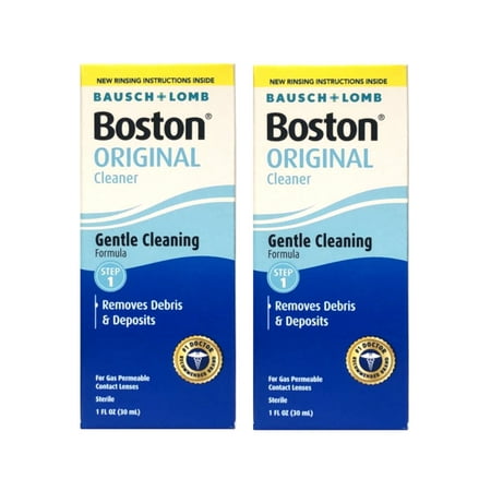 2 Pack - Bausch & Lomb Boston Cleaner Original Formula 1 oz Each