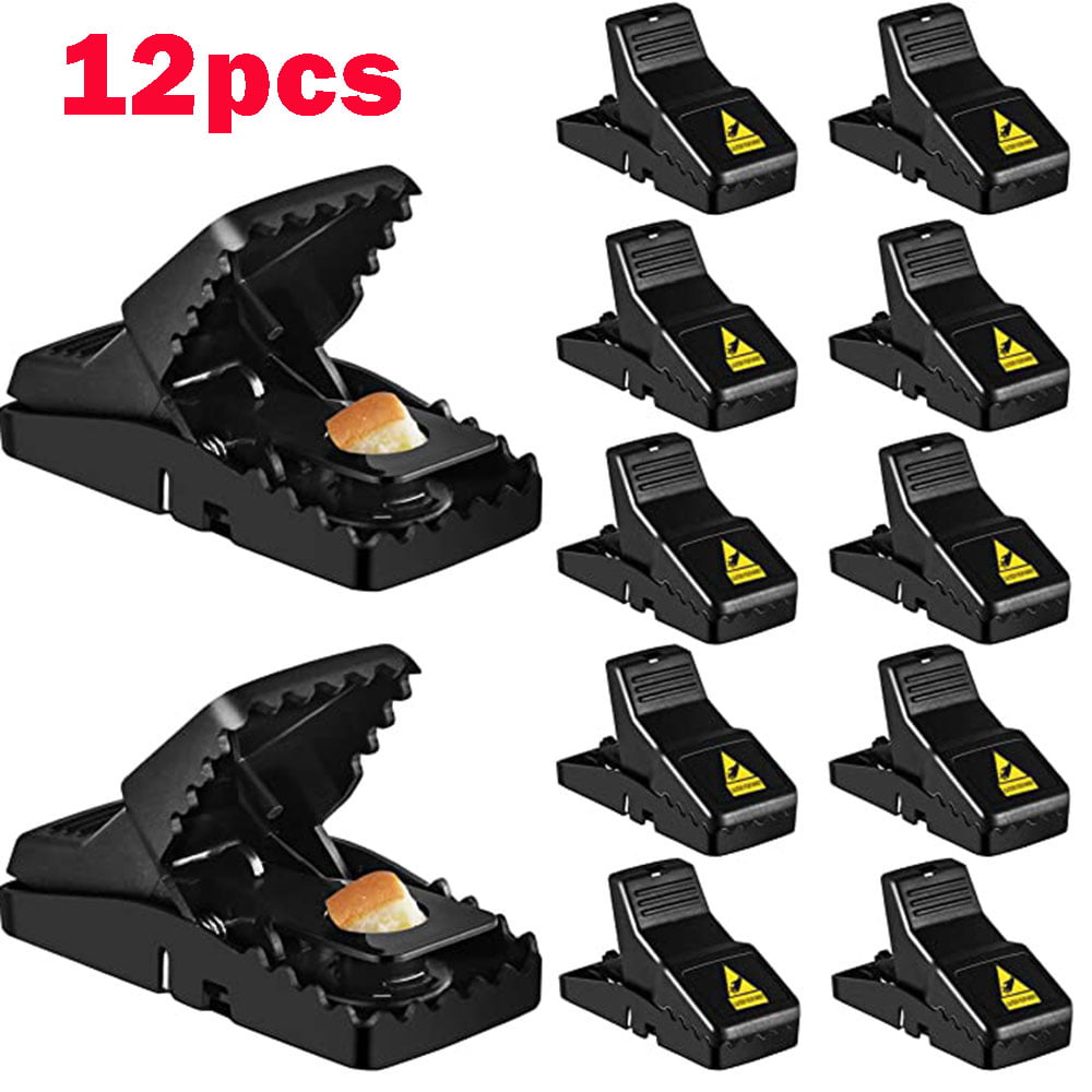 6/12pcs Mouse Traps For Home, Safe And Reusable Rat Traps, Humane Mice  Traps For House, Indoor Chipmunk Trap, Pest Control Supplies