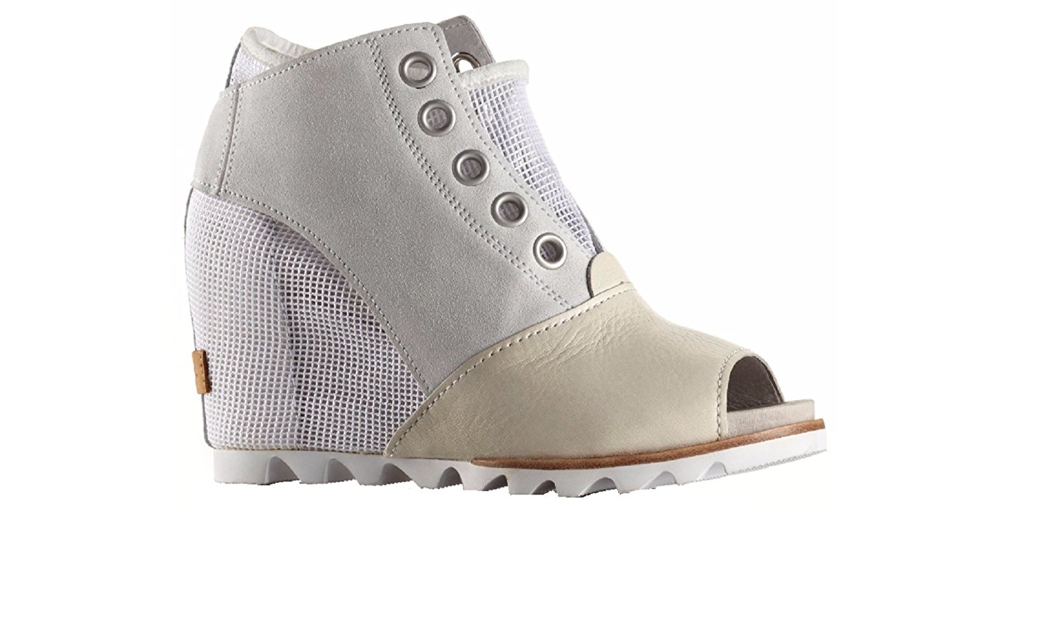 sorel joanie mesh wedge bootie