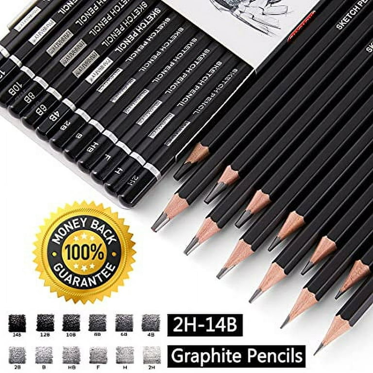 MARTCOLOR Drawing Sketching Pencils Set, 12 Pack Graphite Pencils(14B -  2H), Ideal for Drawing Art, Sketching, Shading, Artist Pencils for  Beginners & Pro Artists - Yahoo Shopping