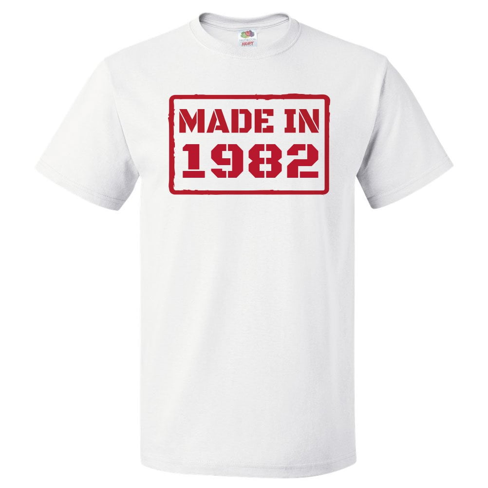 39th Birthday Gift For Year Made 1982 T Shirt Gift - Walmart.com