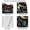 thumbnail image 4 of luoweisi Men's Beach Shorts Quick Dry Swim Trunks with Mesh Lining Motorcycle L, 4 of 5