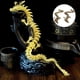 thumbnail image 4 of 2PCS Gold Dragon with Movable Joints, Chinese Zodiac Dragon, 4 of 5