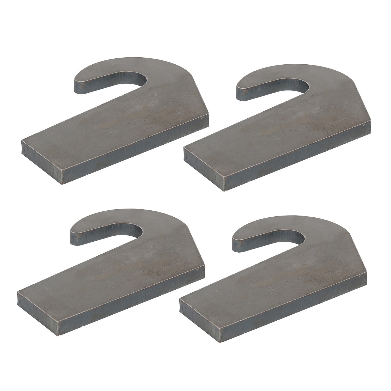 WeldOn 4 Mounting Brackets 3/4" Thick for Pin Type Over The Bucket Loader Pallet Forks for