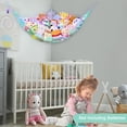 thumbnail image 3 of Unicorn Castle Stuffed Animals Net or Hammock Kids Toy Storage Organizer with LED Light Hanging Corner Stuffed Animals Holder Kids Girls Room Decor (Pack of 1), 3 of 10