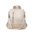 thumbnail image 2 of PRIYAL Leather Laptop Backpack for Women,  Work Travel Bag, Teacher Nurse Convertible Backpack Purse, 2 of 12