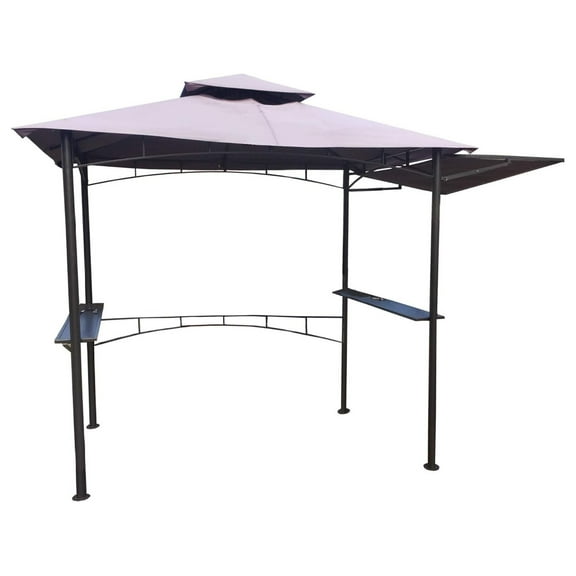 GolySw Replacement Canopy Top Cover for The Ollie's Grill Gazebo with Awning - RipLock 350