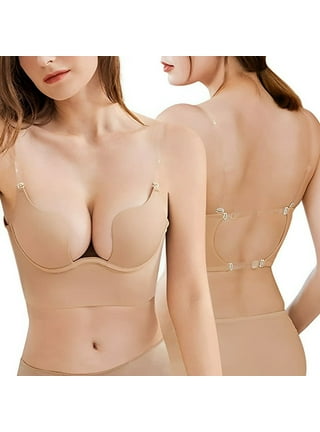 qt Intimates 2 Fit U Dance Bra with Clear Straps and Back from Rehab Store