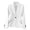 White, variant on Black Blazer Ladies Long-sleeved Lapel Solid Color Temperament Casual Suit Jacket My Cart Items Today