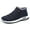 Blue, variant on Men's and Women's cotton shoes, Waterproof Winter shoes with Slip-on, Fashion cotton shoes for Cold Weather