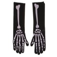 thumbnail image 3 of 1 Par Horror Halloween Skeleton Long Guantes Cráneo Accesorio De Disfraces Para Adultos Guantes De Disfraces, 3 of 9
