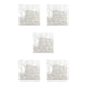 thumbnail image 1 of Advancent Panel de pantallas divisorias colgantes de 4 piezas, fácil de montar, mariposas blancas decorativas elegantes, modernas y duraderas Type2 NO2, 1 of 6