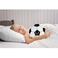 thumbnail image 2 of Messi 12" Soccer Ball Pillow Buddy, Polyester, Black & White, Messi, 2 of 7