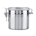 thumbnail image 1 of Coffee And Food Storage Canister Airtight Lid Food Freshness With Two Way Stainless Steel Food Container Coffee Flour Tea Container Holder 40 Storage Pantry Organization And Storage Cans for Closet, 1 of 3