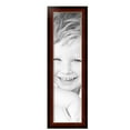 thumbnail image 2 of ArtToFrames 8" x 30" Matte Mahogany with Gold Accent Diploma Picture Frame, 8x30 inch Brown Wood Poster Frame (WOM-5109),  Pack, 2 of 7