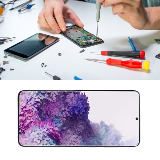6.7" LCD for Galaxy S20 Plus, AMOLED LCD Display Screen Replacement S20 Plus, Touch Digitizer Screen Assembly with Frame Toolkit S20 Plus 5G SM G986B, Tested Before Shipping
