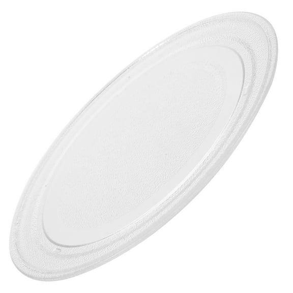 FENGGUIQU White Glass Microwave Oven Turntable Replacement Plate Heat Resistance