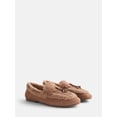 thumbnail image 2 of Scenario Women's Fringe Faux Shearling Moccasin Flats, 2 of 5