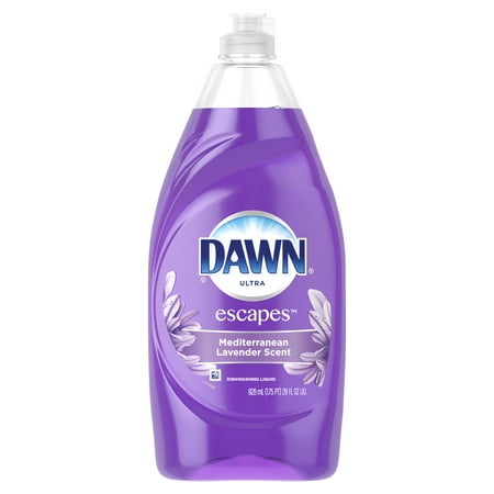 Dawn Escapes Dishwashing Liquid Dish Soap Mediterrean Lavender 28 fl oz