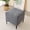 Dark gray, variant on BH-JJSMGS Ottoman Cover Square,Stretch Square Ottoman Covers Slipcover,Soft Knitted Jacquard Cover for Storage Stool,Footstool Protection for Living Room