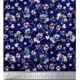 thumbnail image 1 of Soimoi Rayon Fabric Artistic Floral Print Fabric by Yard 56 Inch Wide, 1 of 3