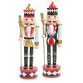 thumbnail image 1 of 2 figuras de Cascanueces de 30 cm, soldado, decoración navideña de granja para interiores, regalos Estilo F, 1 of 9