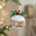 thumbnail image 3 of Twfbrm 3pcs Rustic Christmas Balls Ornaments 8cm/3.14in Pinecone Rattan Thread String Christmas Tree Ornament Red Foam Star Decorations Shatterproof Xmas Tree Hanging for Home Decoration, 3 of 9