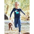 thumbnail image 2 of Blue Horse Long Sleeve Toddler -Image by Shutterstock,  5 Toddler, 2 of 4