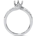 thumbnail image 2 of Pompeii 1/5ct Diamond Twist Engagement Ring Setting 14K White Gold (G/H,I1), 2 of 3