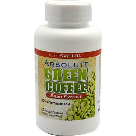 Absolute Nutrition Absolute Green Coffee Bean Extract, 60 Veggie Capsules