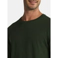 thumbnail image 5 of (3 pack) George Men's & Big Men's Cotton Crewneck T-Shirt with Long Sleeves, Size XS-3XL, 5 of 5