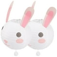 thumbnail image 1 of 2pcs Hanging Animal Design Paper Lanterns Reusable Kindergarten Party Lamps Decorations, 1 of 9