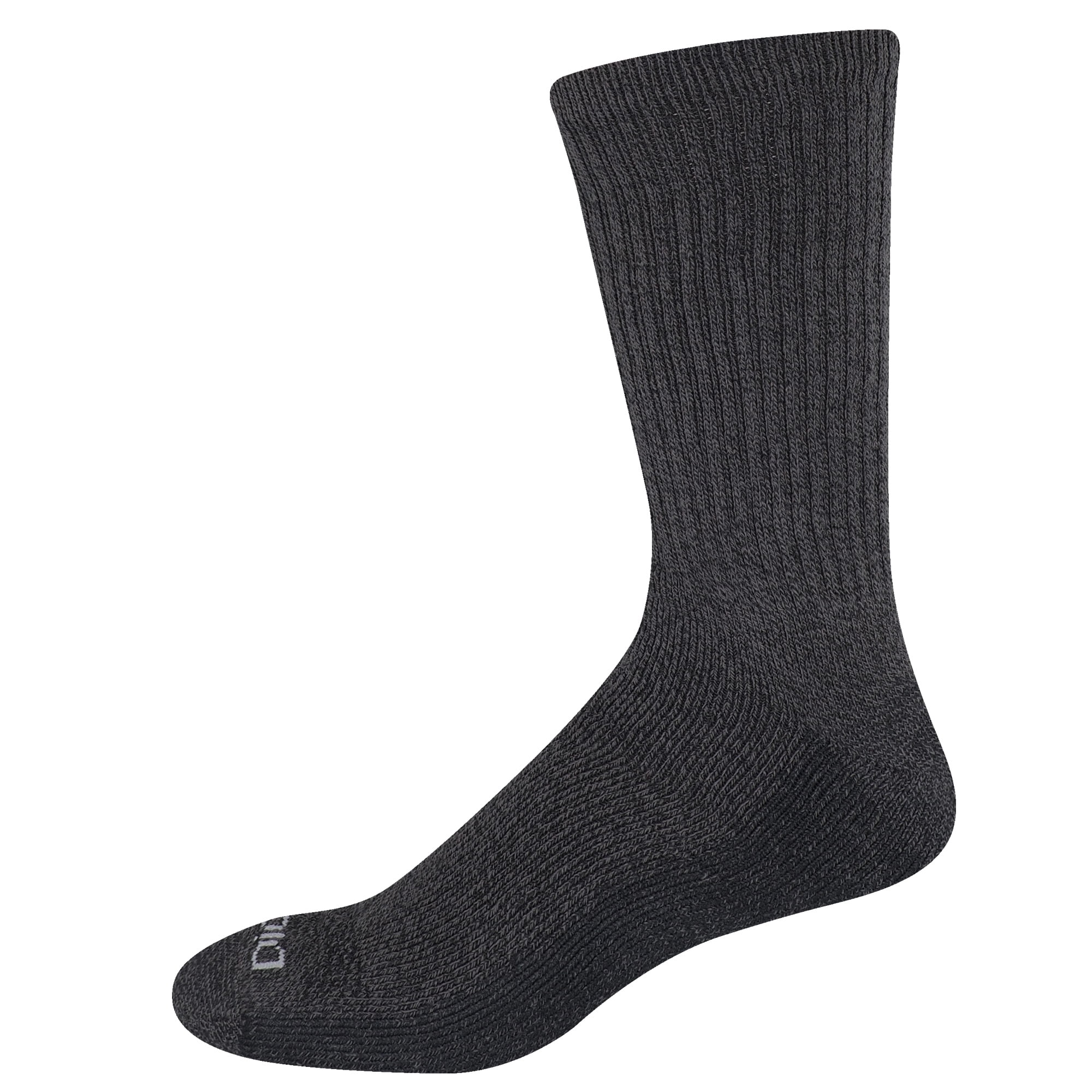(2 pack) Genuine Dickies Men's Dri-Tech Crew Socks, 6-Pack, Sizes 6-15