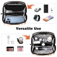 thumbnail image 6 of Pixel Dog Travel Organizer Oxford Cloth Waterproof Storage Pouch Hard Drive Bags Computer Cable Organizer Power Plug Travel Organizer Small 5.9x9.44x3.14 in, 6 of 6