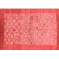 thumbnail image 1 of Ahgly Company Indoor Rectangle Abstract Red Modern Area Rugs, 4' x 6', 1 of 4