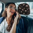 thumbnail image 6 of Uemuo Flowers Printed 2 PCS Car All-Inclusive Headrest Cover, Headrest Protector, Soft Elastic Breathable Seat Headrest Anti-Dirty Cover Headrest Cover Protector, 6 of 6