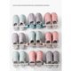 thumbnail image 3 of Worallymy 3 en 1 Zapatero PP Zapatilla Colgador Montado en la Pared Adhesivo Plegable Estante de Almacenamiento de Toallas para el Baño del Hogar Rosa Worallymy JD735806381, 3 of 6