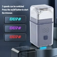thumbnail image 4 of Portable Electric Beard Trimmer Digital Display Pocket Trimmer Travel Lithium Ion Battery, 4 of 7