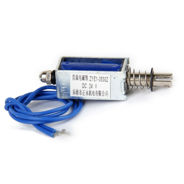 Electrosolenoide Zye1-0530z abierto tipo push-pull de 24 V CC shamjiam Electroimán de solenoide de marco abierto