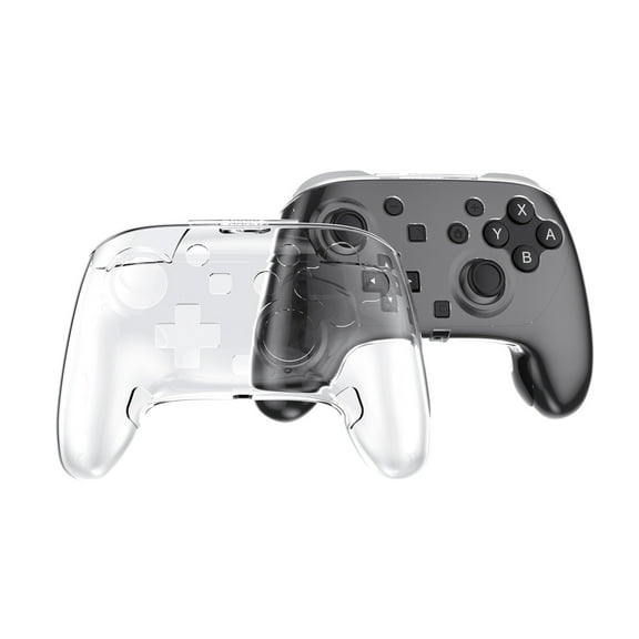KIPLINK Clear Crystal Protective Case for Nintendo Switch 2 Pro Controller - Lightweight, Anti-Scratch, Full Protection Hard PC Shell