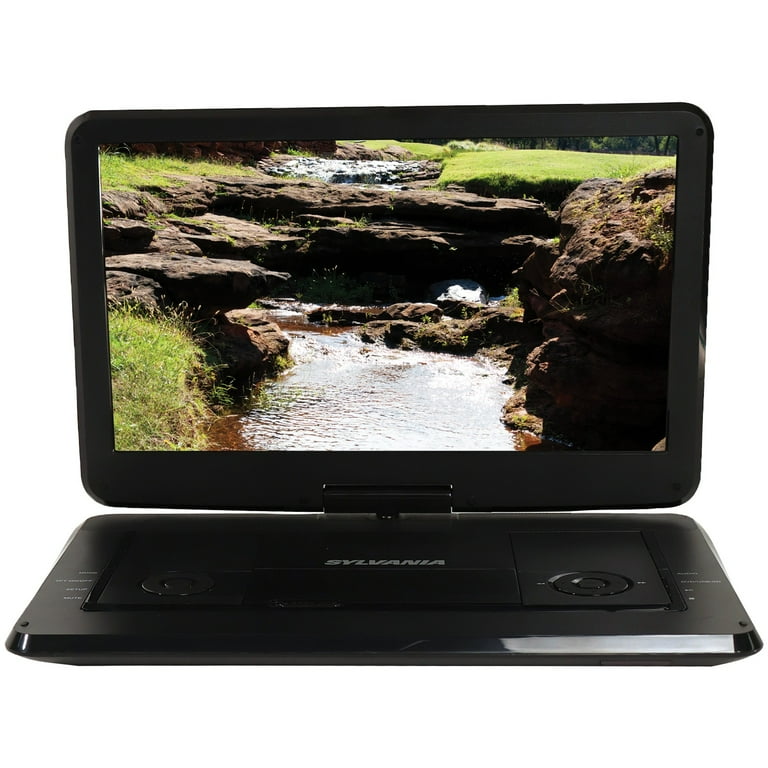 SYLVANIA 15.6-In. Swivel Screen Portable DVD and Media Player