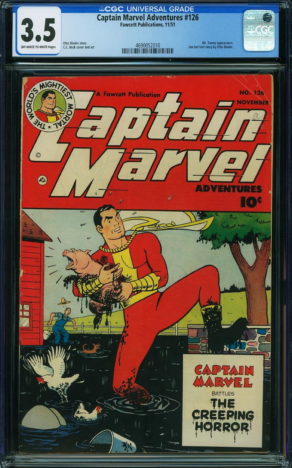 Cover of Captain Marvel Adventures #126