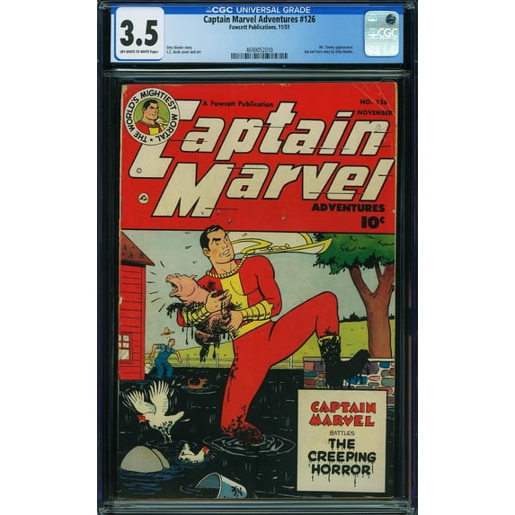 Captain Marvel Adventures #126 - CGC 3.5 Comic Book