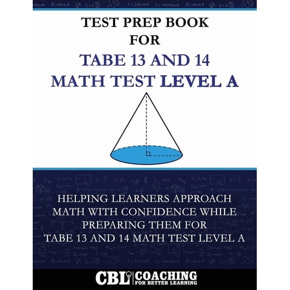 Test Prep Book For TABE 13 and 14 Math Test Level A, (Paperback)