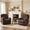 Dark Brown, variant on Ebello Wide Extra Large Microfiber Electric Heated Massage Lift Recliner Living Room Chair with 2 Cup Holders & USB, Dark Brown