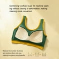 thumbnail image 4 of PUMISAS Sports Oversized Bras For Women Wirefree Workout Splice Color Supportive Top Comfortable Seamless Running Outdoor Bras, 4 of 9