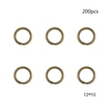 thumbnail image 2 of Phenofice 200Pack Split Rings Linking Stainless Steel Silver For DIY Projects, 2 of 8