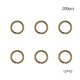 thumbnail image 2 of unbranded 200Ud Anillos Partidos De Acero Inoxidable Color Plata Para Llaveros Y Joyería, 2 of 7