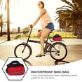 thumbnail image 4 of Bike Rear Rack Bag Bike Storage Bag Bike Backseat Pouch Bike Groceries Bag, 4 of 8